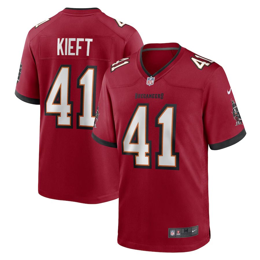 Men Tampa Bay Buccaneers #41 Ko Kieft Nike Red Game Player NFL Jersey